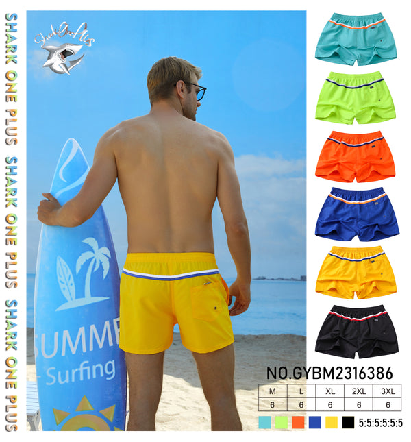 Beach Trunks - BACK STRIPES (SHORTER SILHOUETTE)