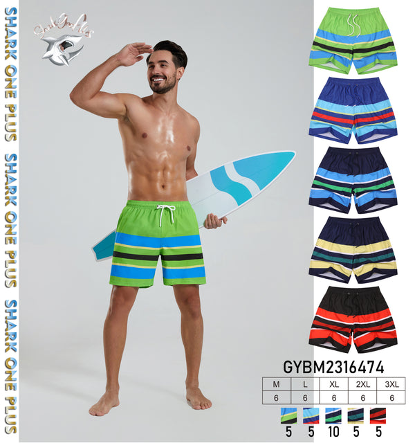 Beach Trunks - STRIPES STYLE 1