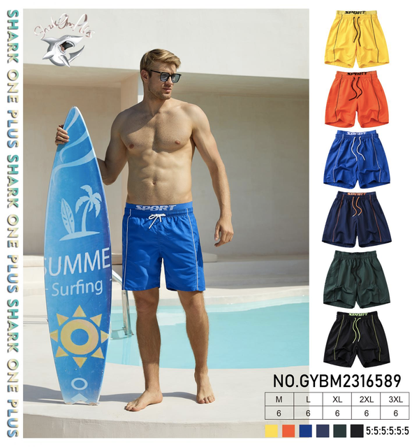 Beach Trunks - SPORT DOUBLE WAIST