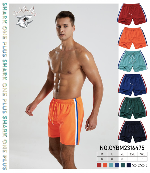 Beach Trunks - DOUBLE STRIPES